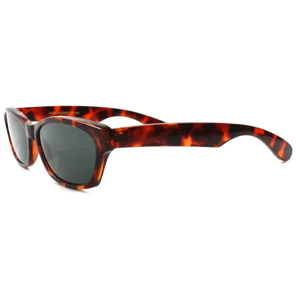 True Vintage Deadstock Old School Tortoise Mens Rectangle Hipster Sunglasses